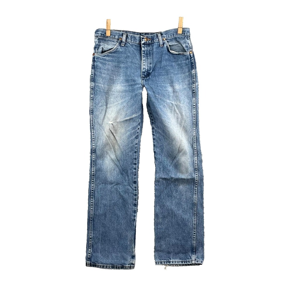 Wrangler Cowboy Cut Slim Fit Jeans Mens 33x30* Western Rodeo Rancher Riding
